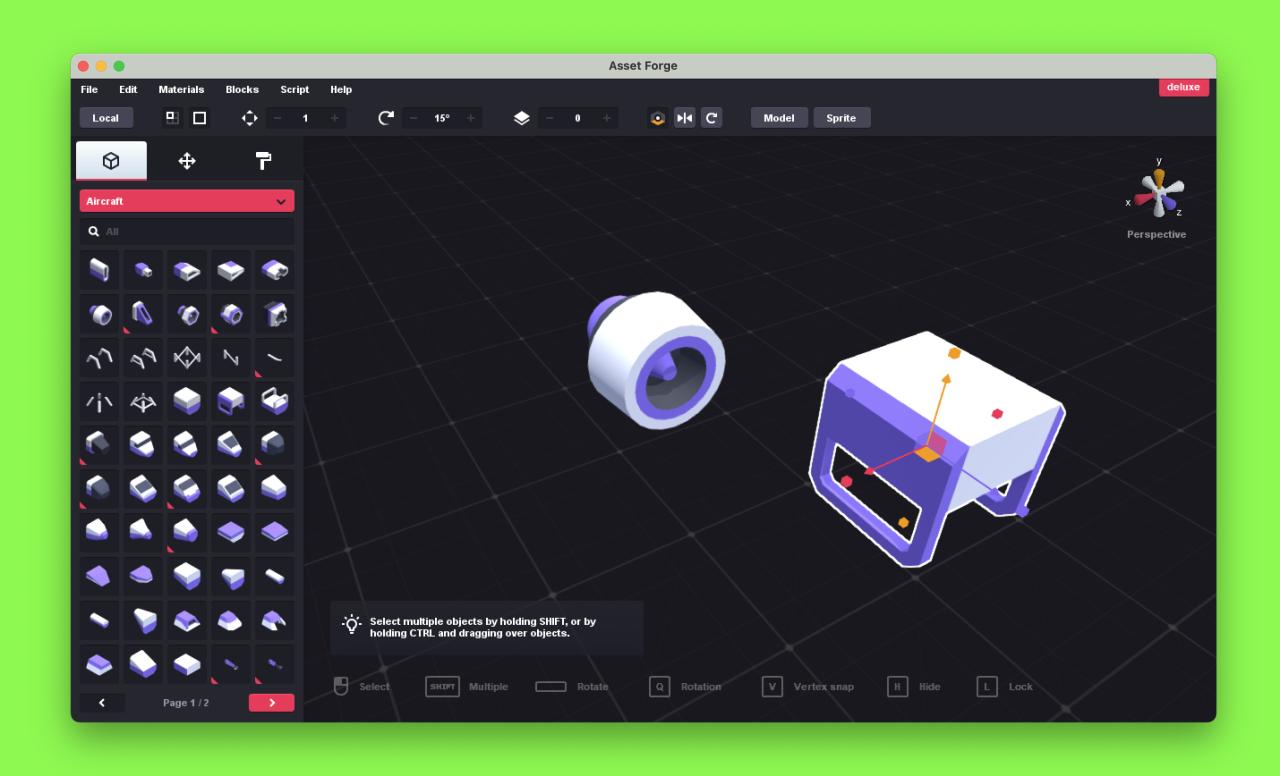 Kenny Asset Forge for mac v2.5.0激活版 游戏模型创建软件